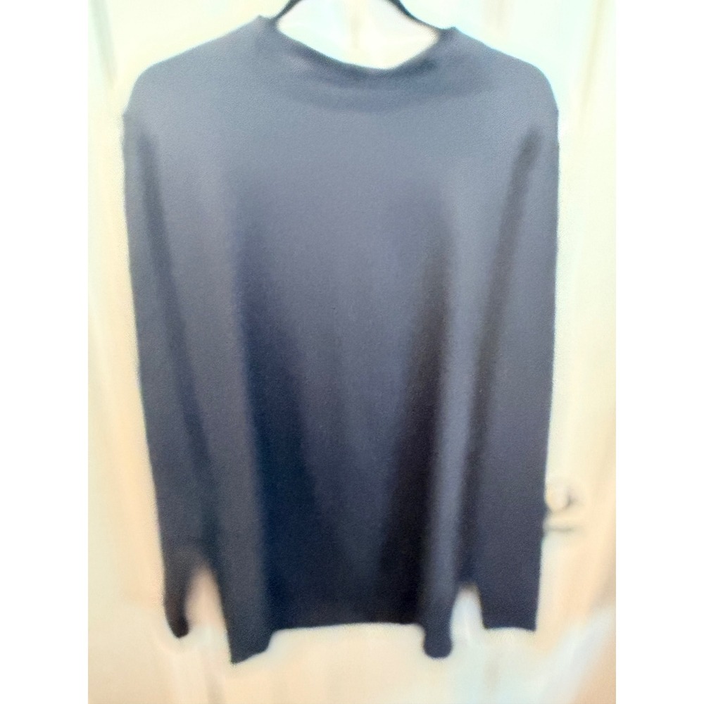 Under Armour Mock Neck Shirt Black ColdGear Fitted Tall XL Base Layer Top